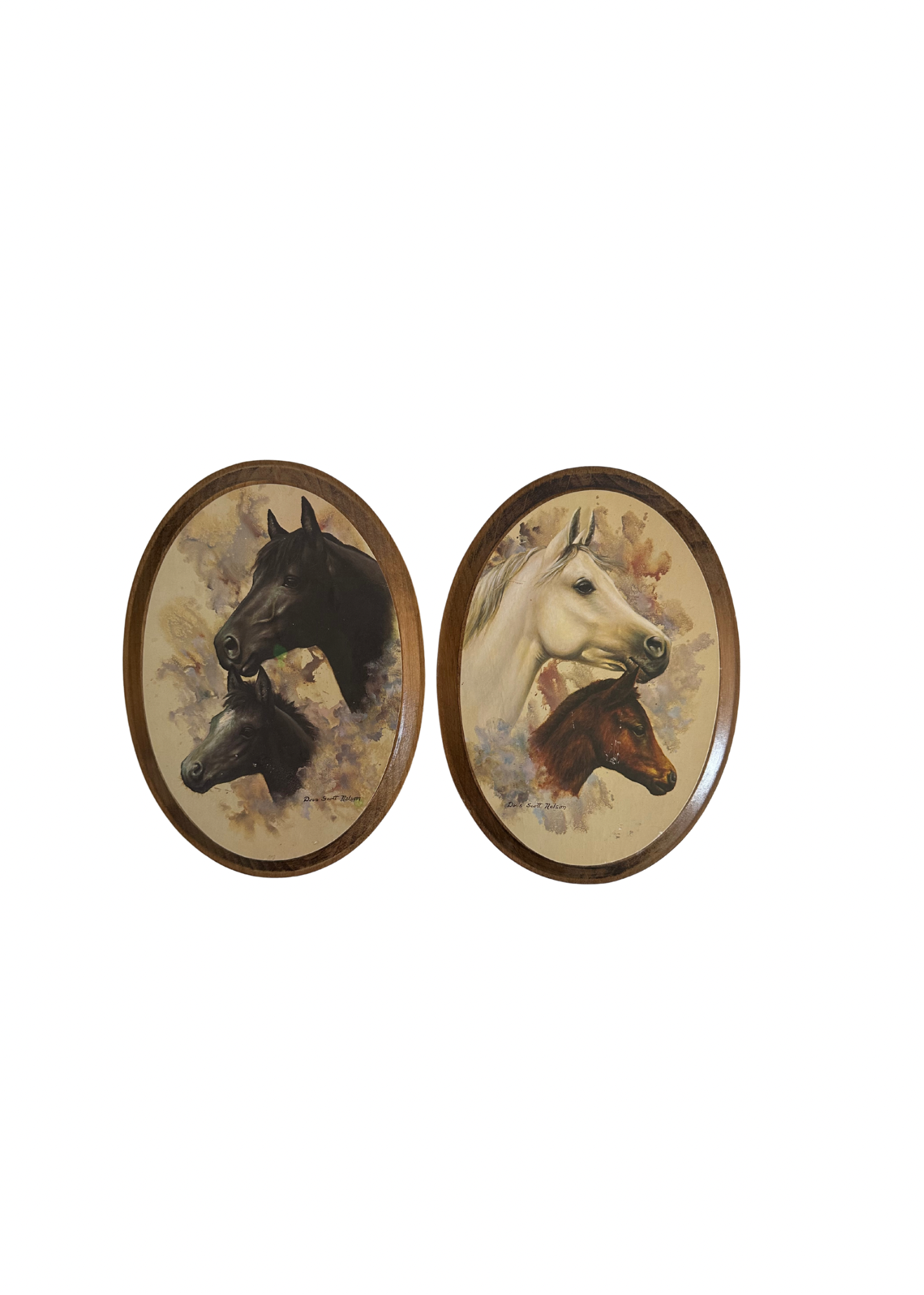 Vintage Horse Prints S/2