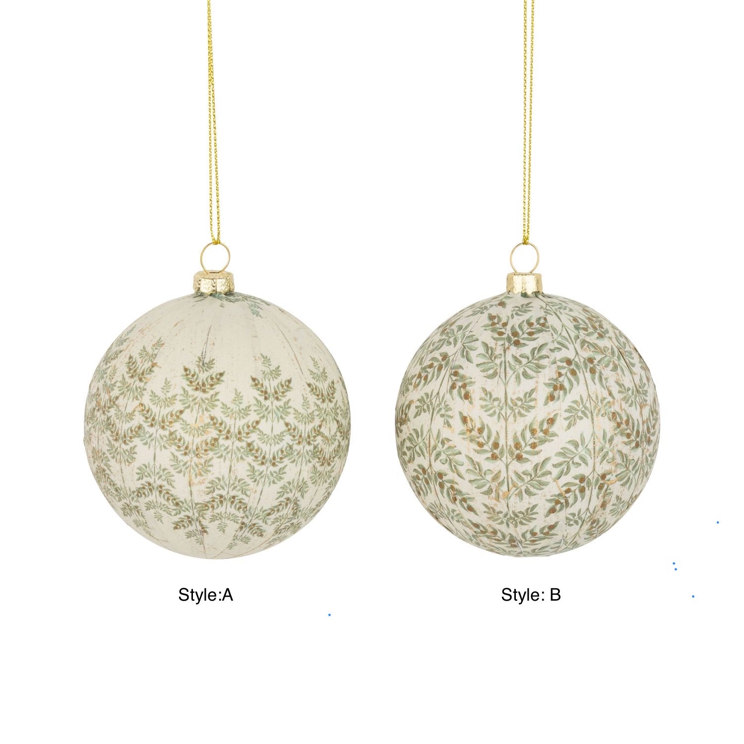 Gold Fern Ornament