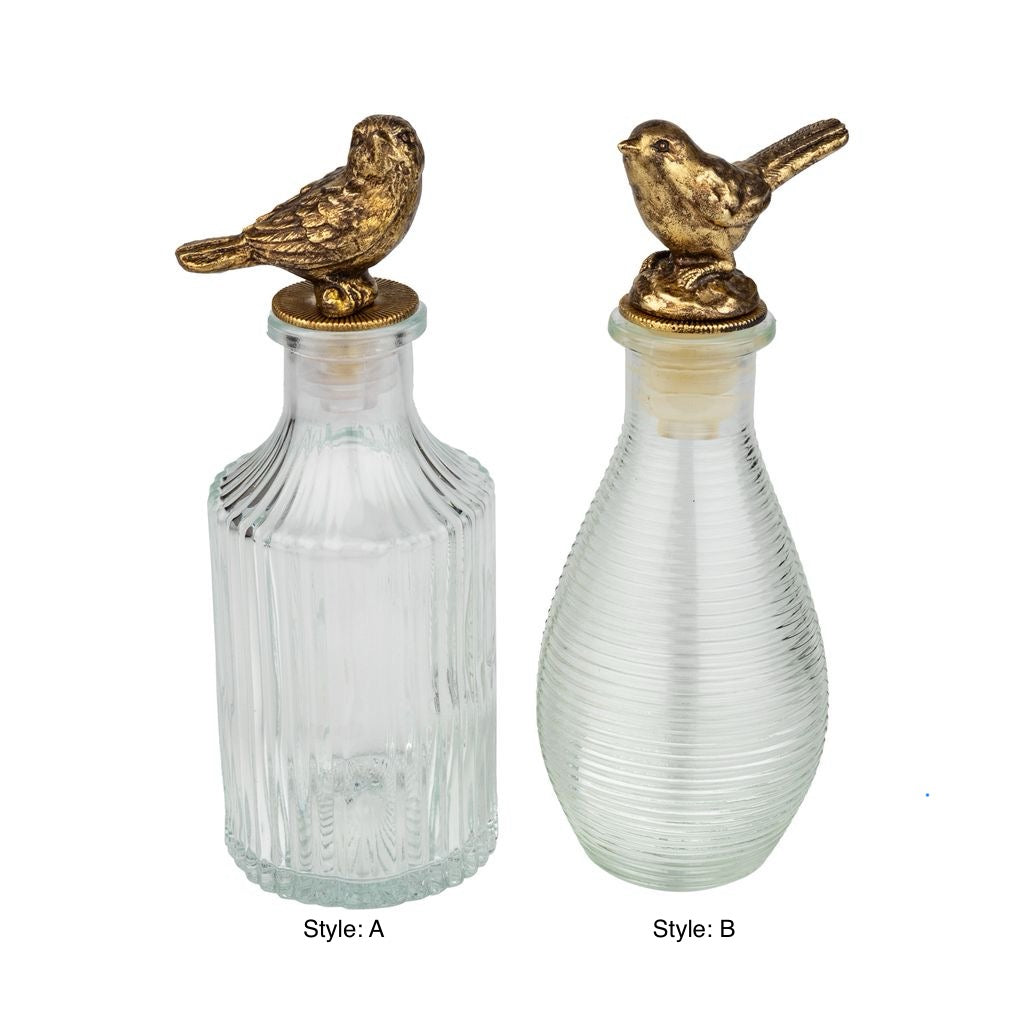 Glass Bird Bottle