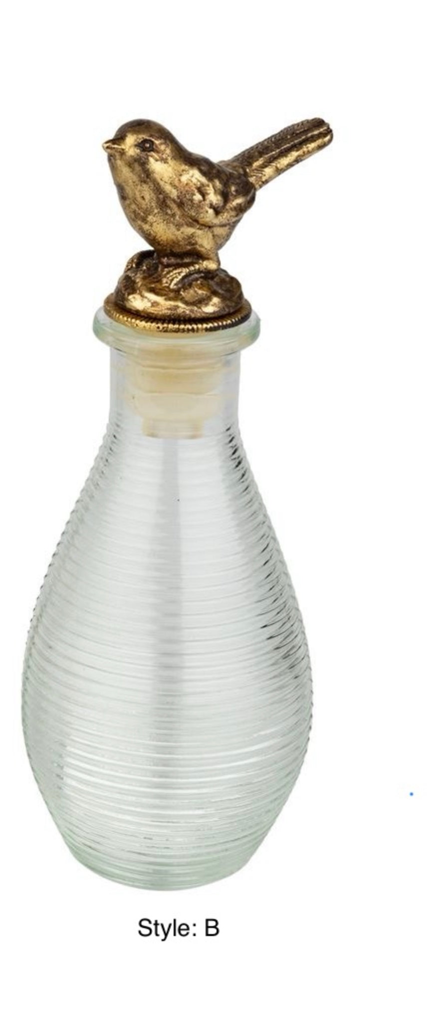 Glass Bird Bottle