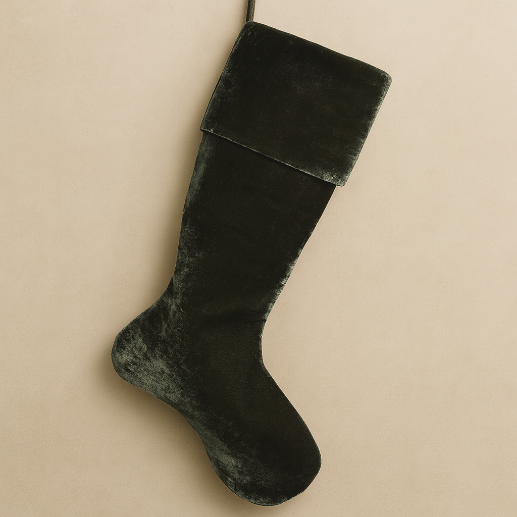 French Stocking- Moss Green