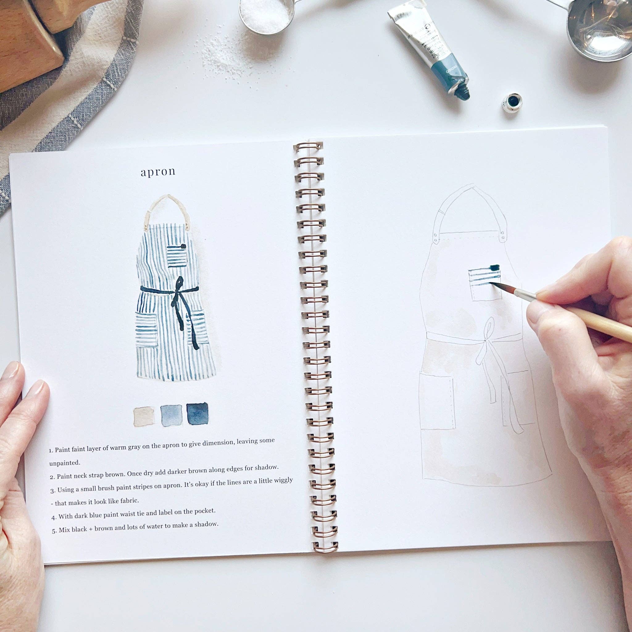 Baking Watercolor Book
