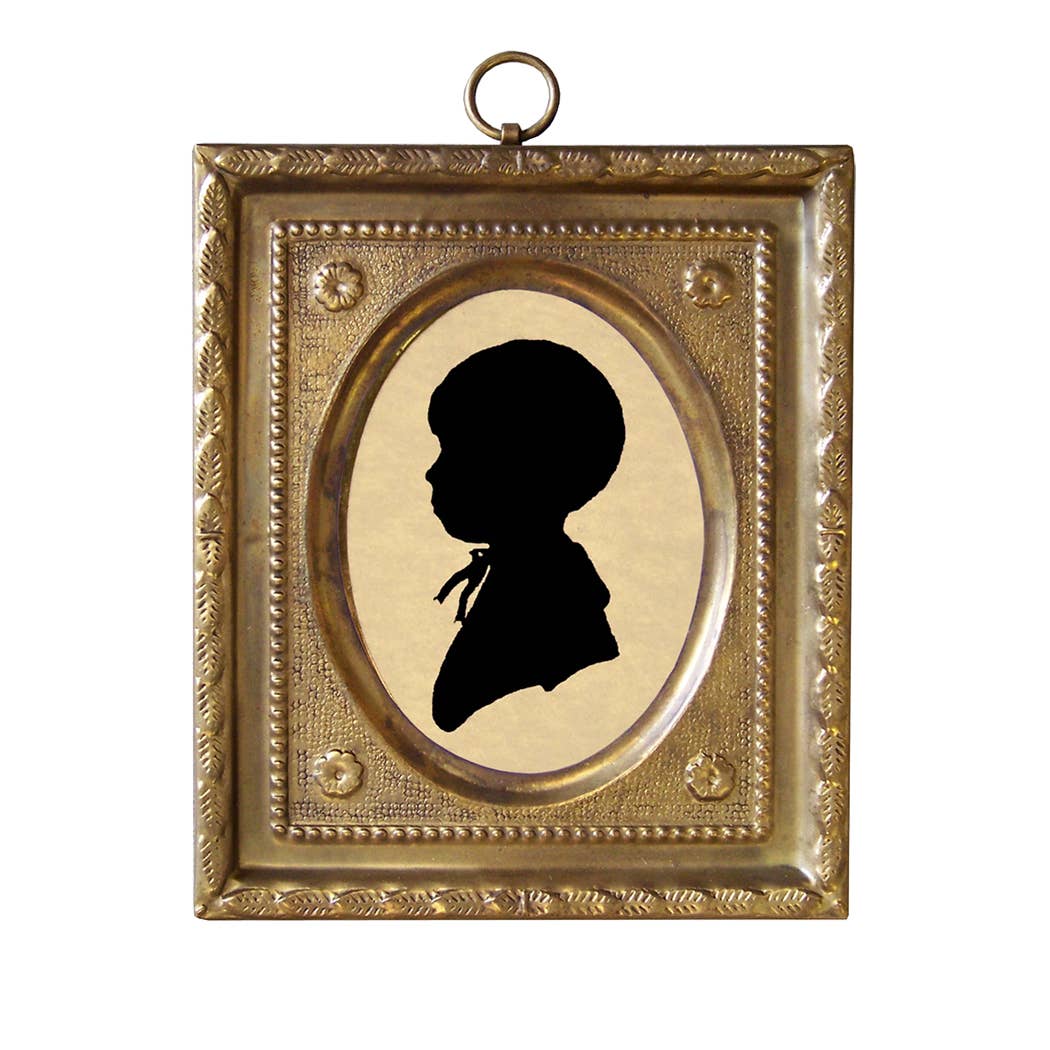 Silhouette of Boy Mini