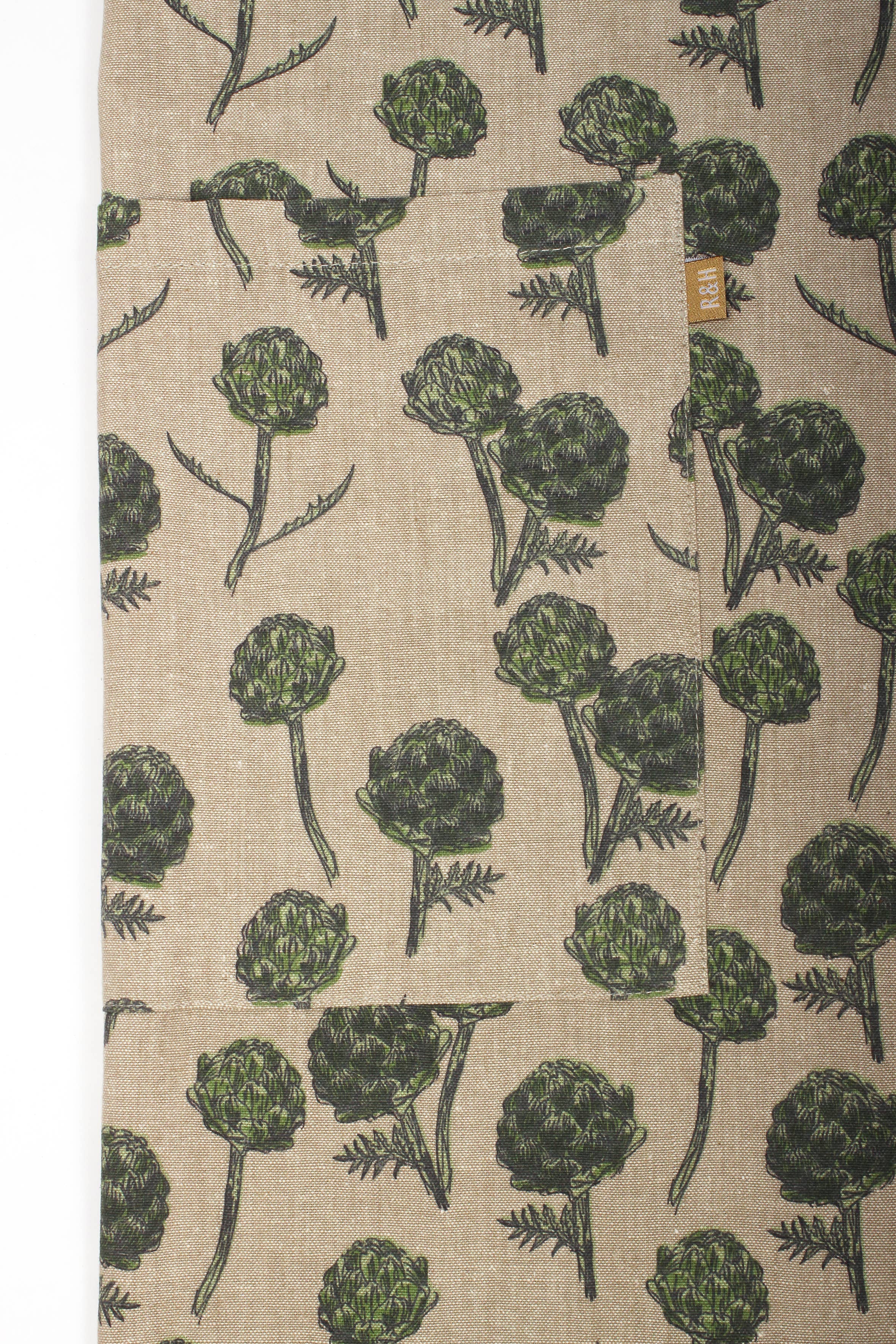 Artichoke Print Apron