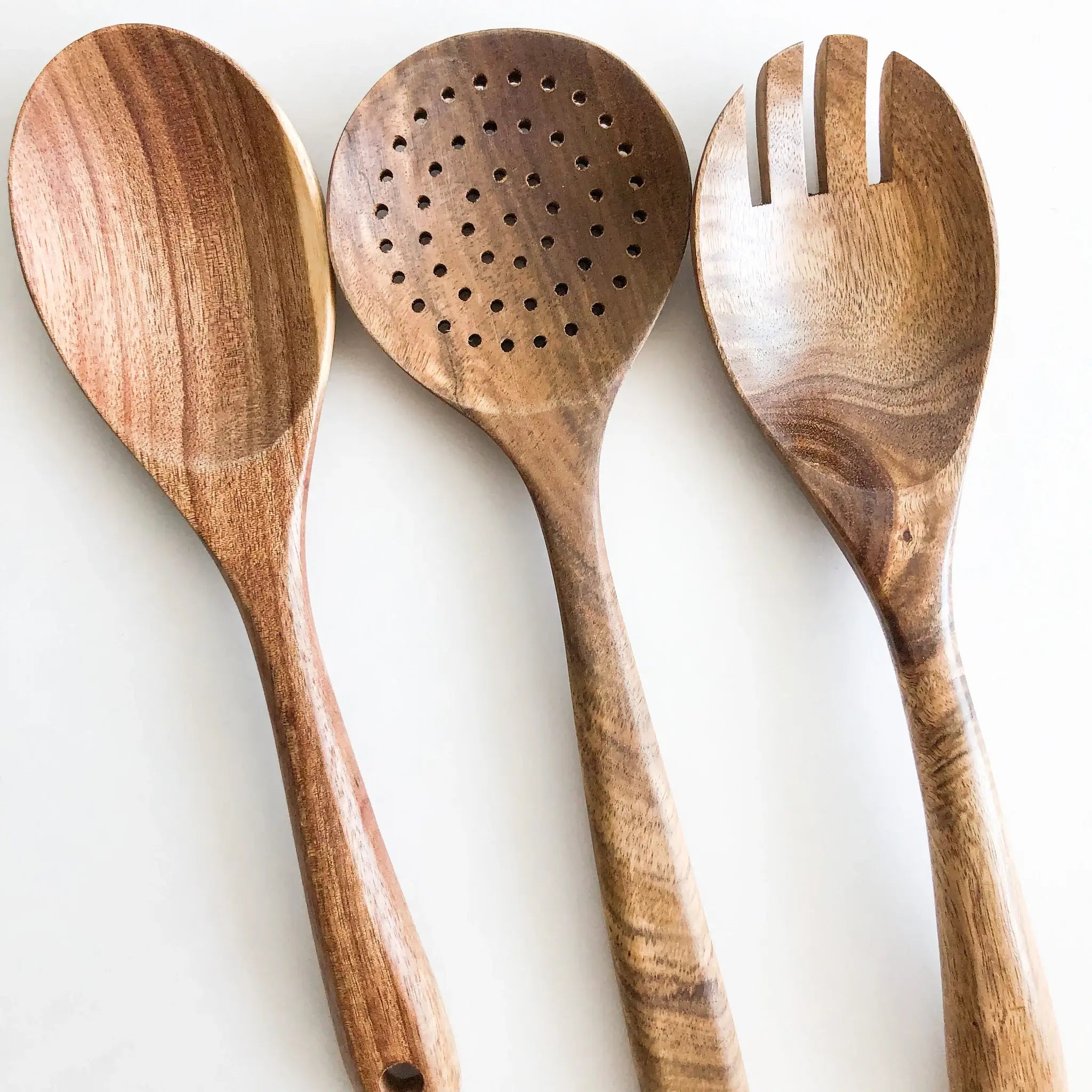 Wood Kitchen Utensils S/5